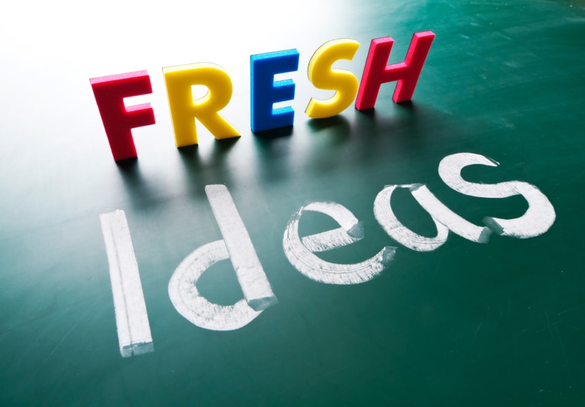 Fresh ideas, concept words
