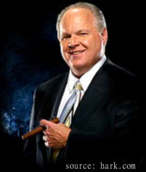 Rush Limbaugh With His Signature Cigar