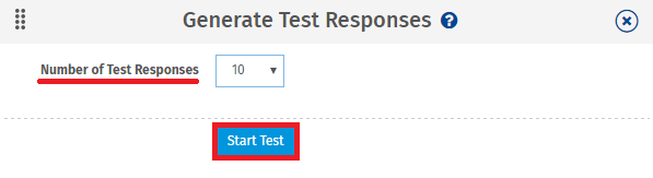 Generate Test responses