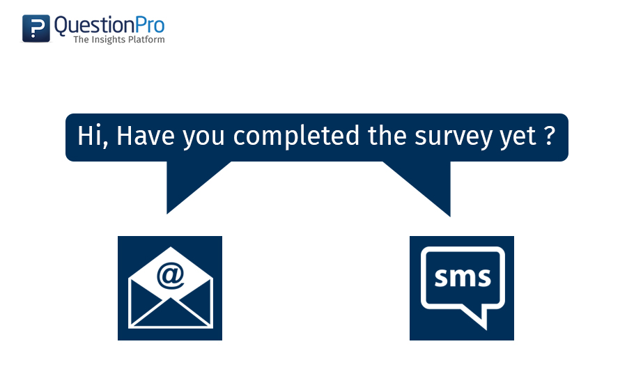 How to use QuestionPro’s Automated Reminder Emails & SMS to increase customer response rate