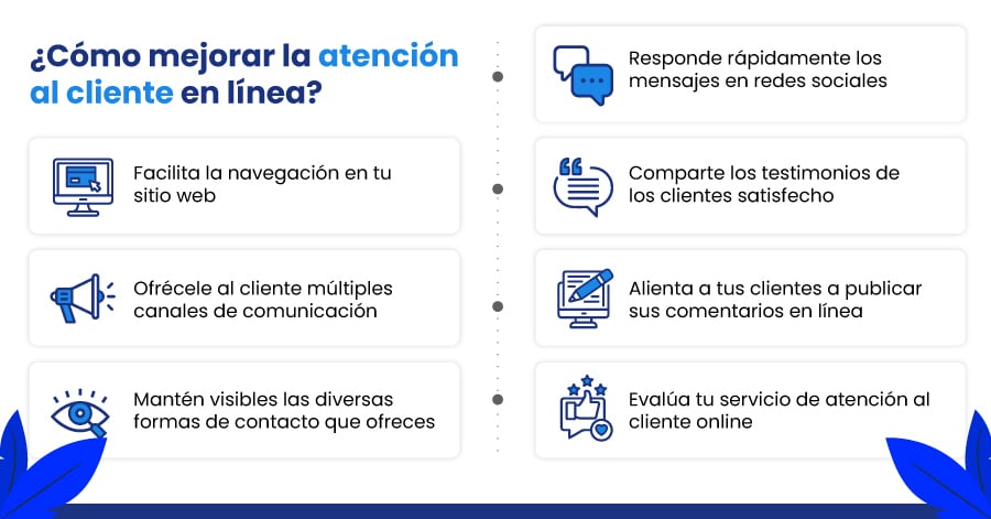 consejos para mejorar la atención al cliente online