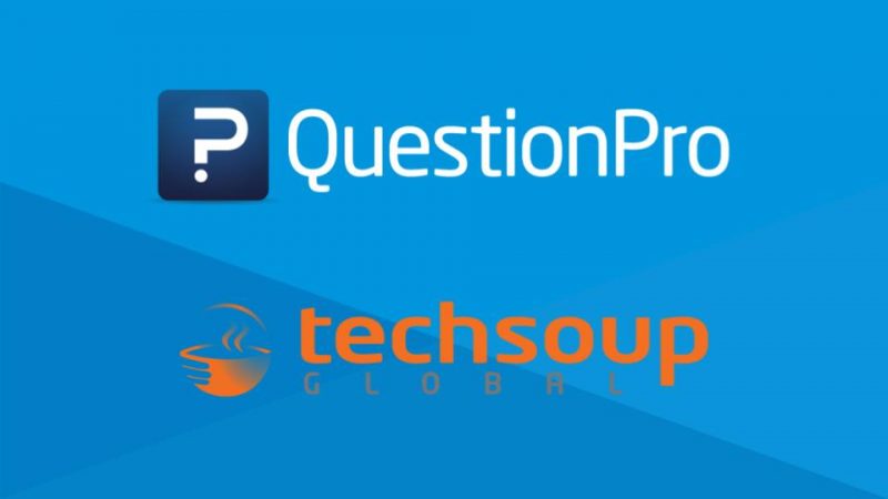 QuestionPro is providing its Nonprofit Survey platform to 600,000 TechSoup Partners