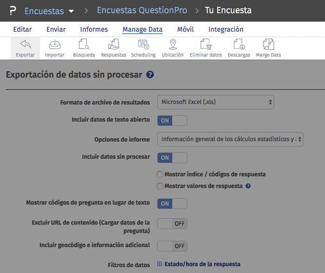 experiencia de usuario QuestionPro