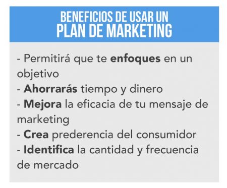 beneficios de un plan de marketing