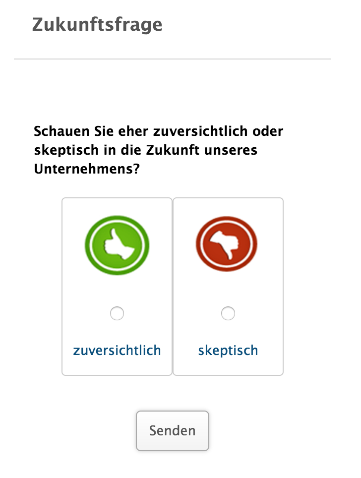 Zukunftsfrage Mitarbeiterbefragung