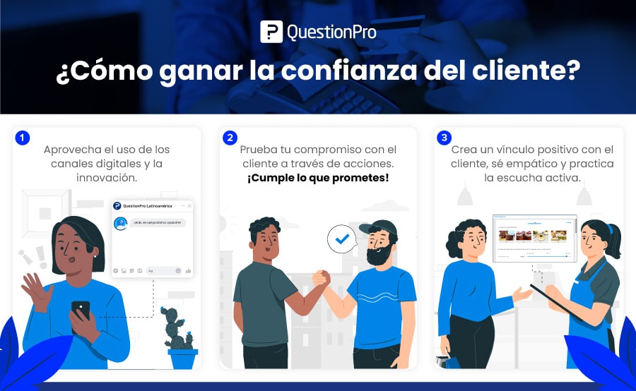 cómo ganar la confianza del cliente