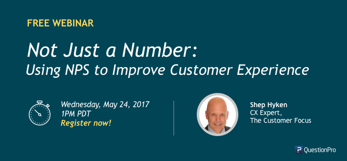 QuestionPro Customer Experience NPS Webinar Shep Hyken