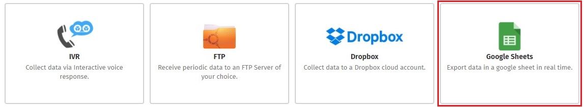 integración con google sheets