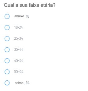 pergunta demografica