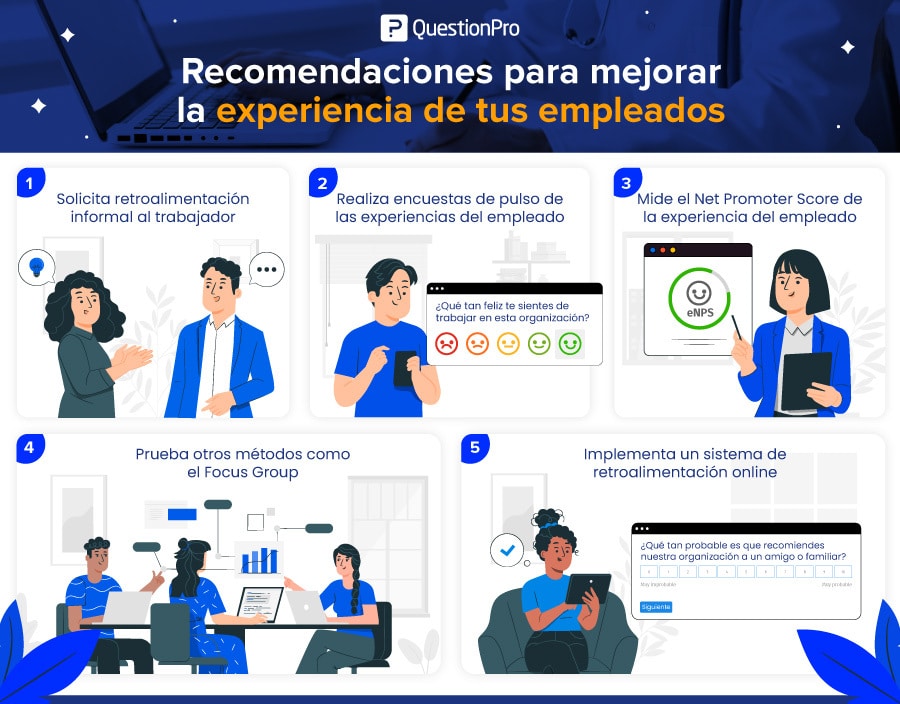 Consejos para mejorar la experiencia de empleados