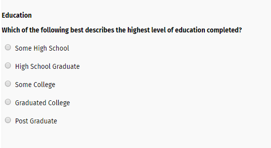 question sur l'éducation