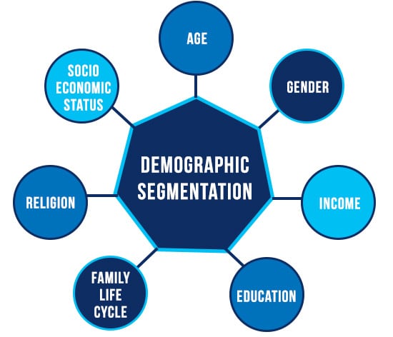 exemples de segmentation démographique