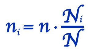 muestreo probabilistico formula