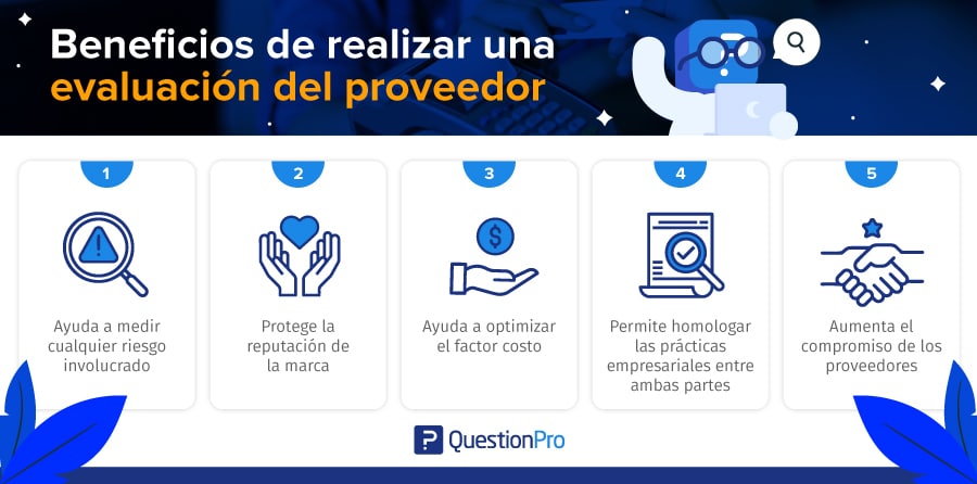 beneficios de realizar una evaluación a proveedores