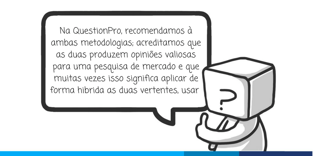 Pesquisas qualitativas e quantitativas