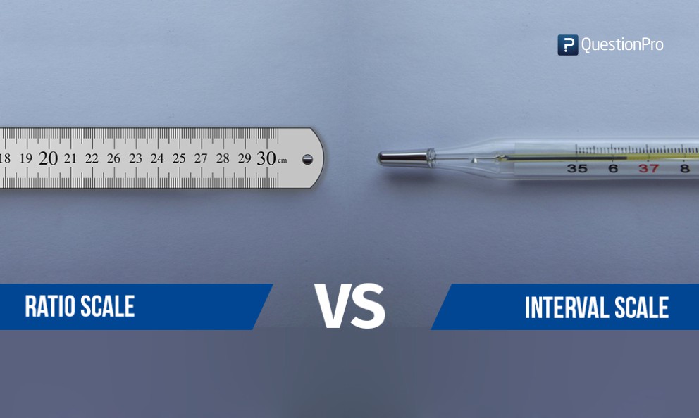 interval scale vs ratio scale