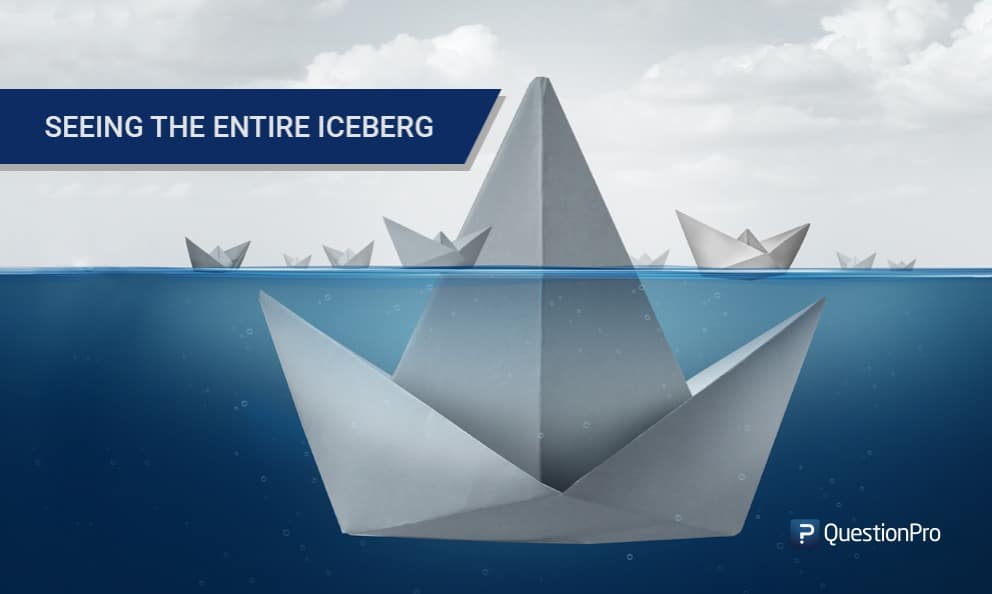 Seeing the entire iceberg