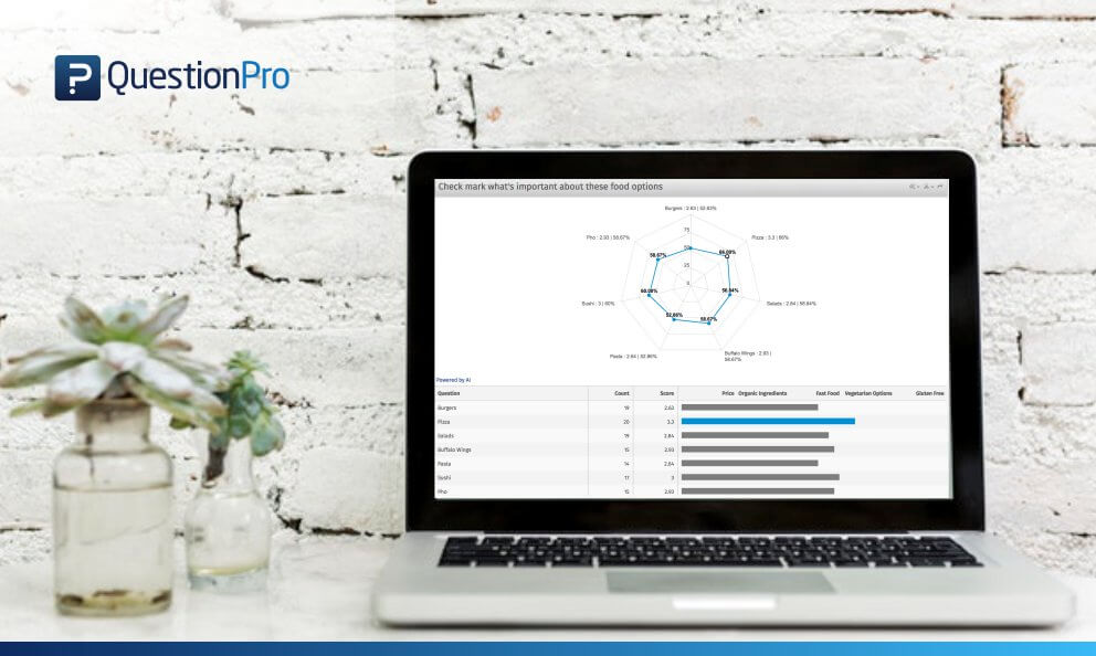 QuestionPro Spider Charts