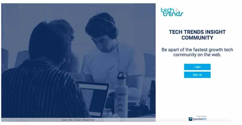 portal comunitário em linha