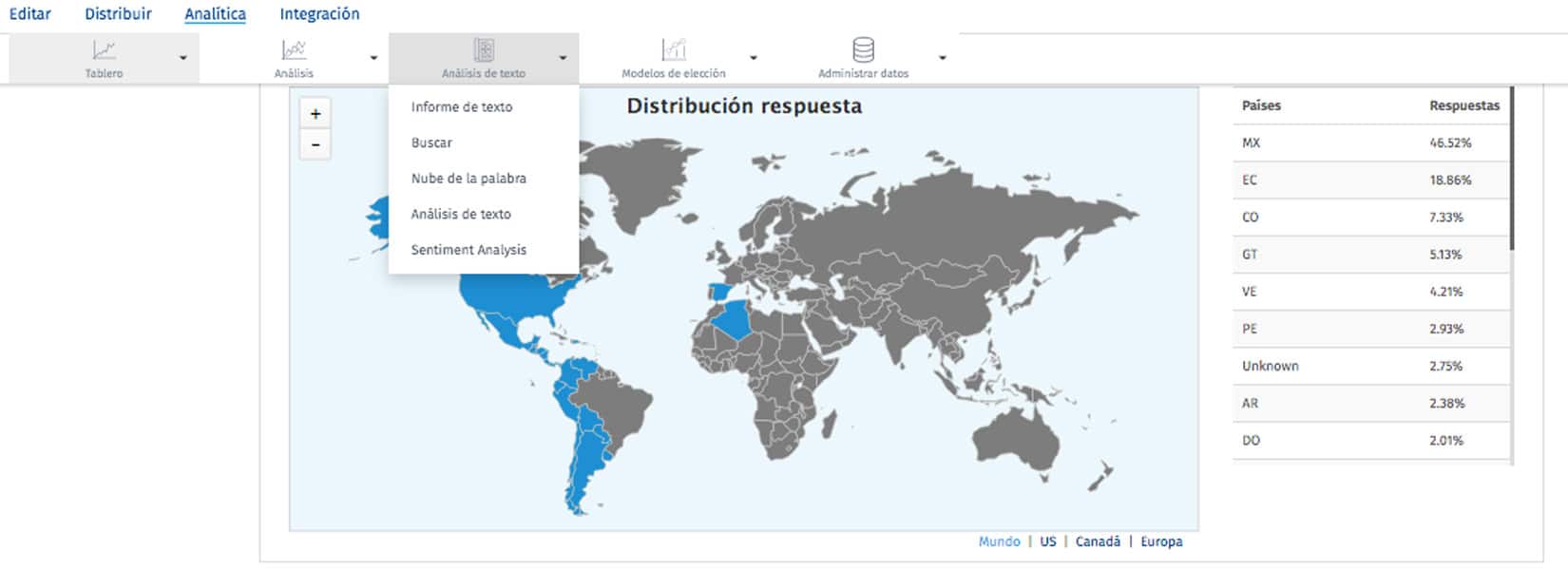 configuración analisis de sentimientos