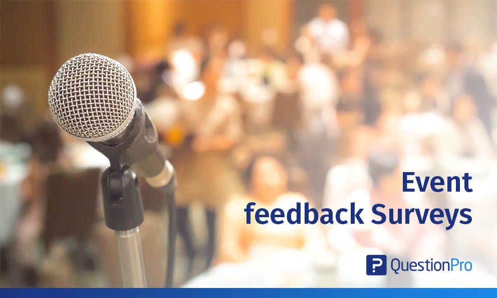 Event feedback surveys