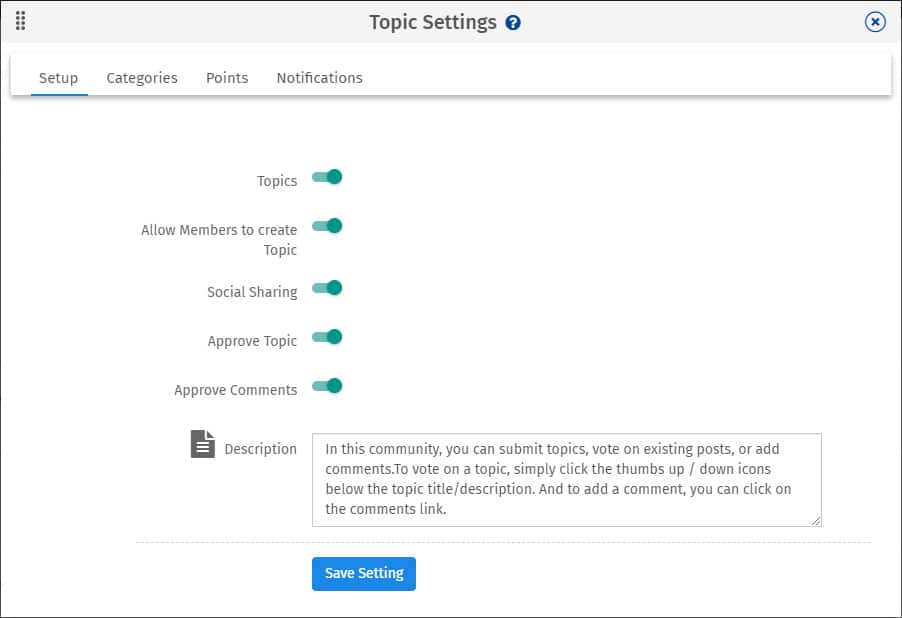 Topics Setup QuestionPro Communities Feature Update