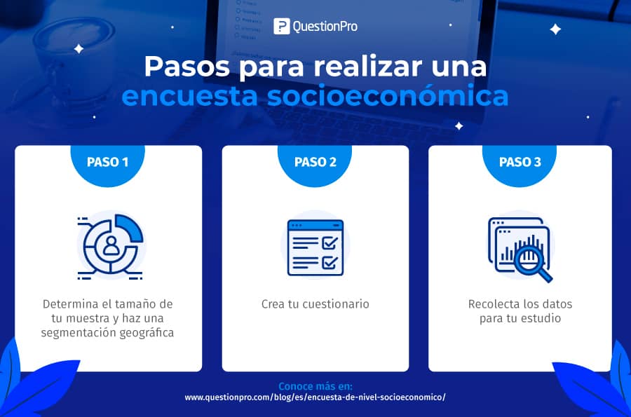 pasos para realizar una encuesta socioeconómica