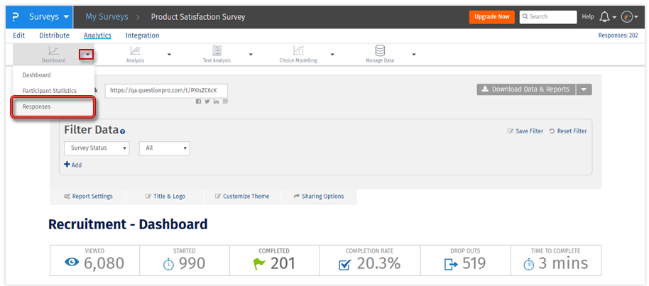 Survey Dashboard