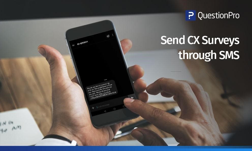Send CX surveys through SMS