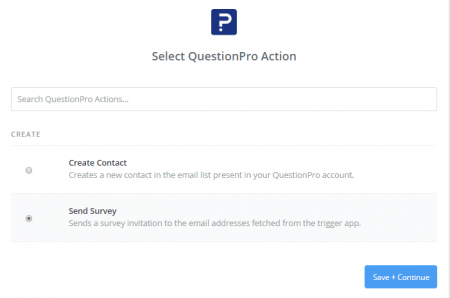 How to set survey workflow actions with the Zapier integration tool ...