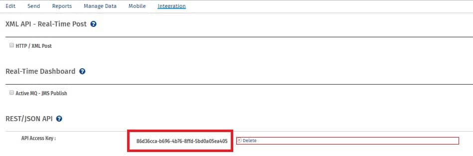 clave API QuestionPro-Tableu