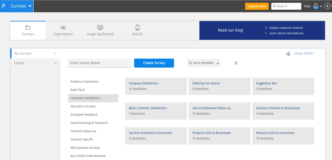 Survey Template