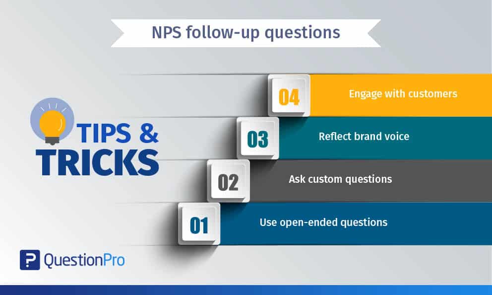 How to ask NPS follow-up questions + Tips and Tricks
