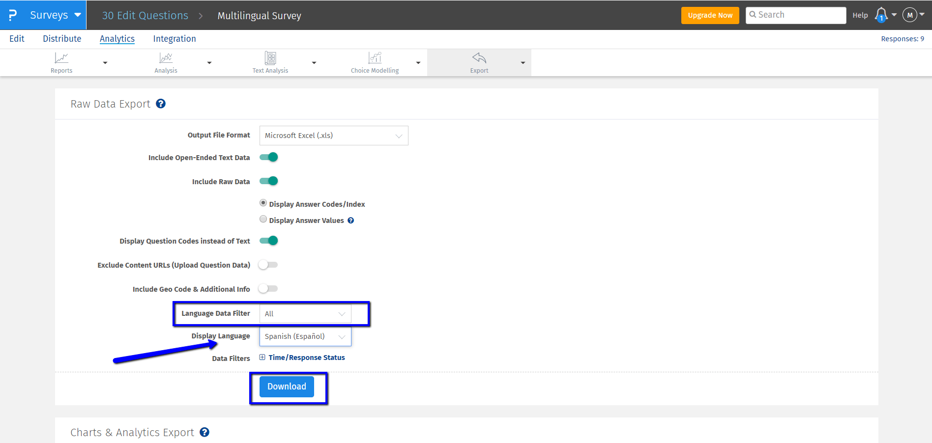 multilingual-survey-data-export