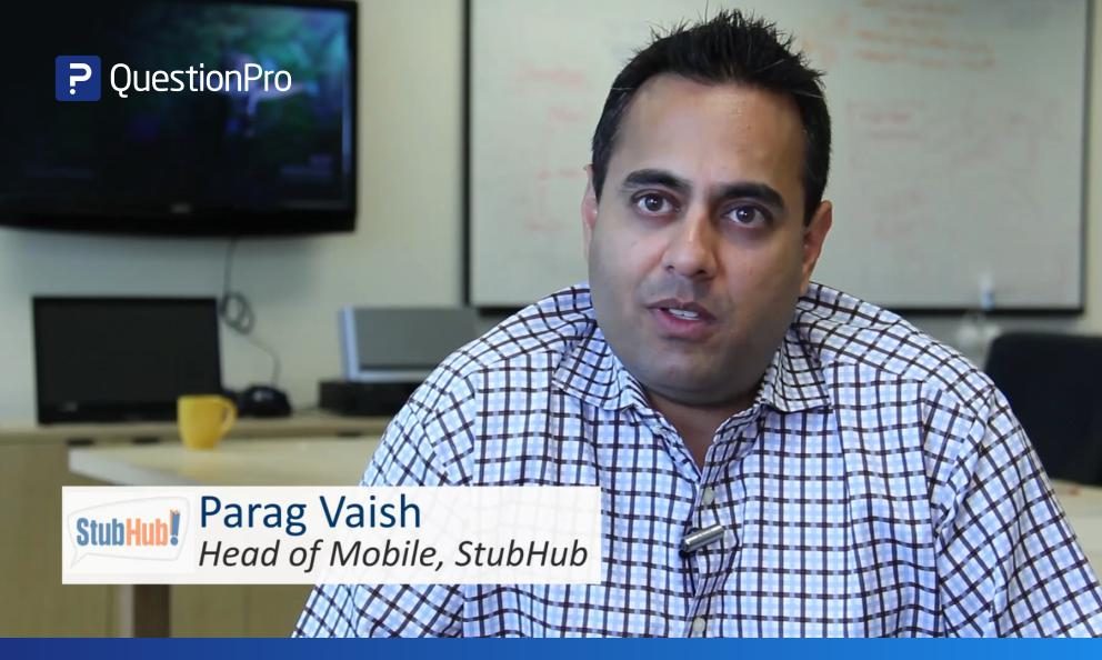 How do surveys help boost productivity? Parag Vaish of StubHub shares his views