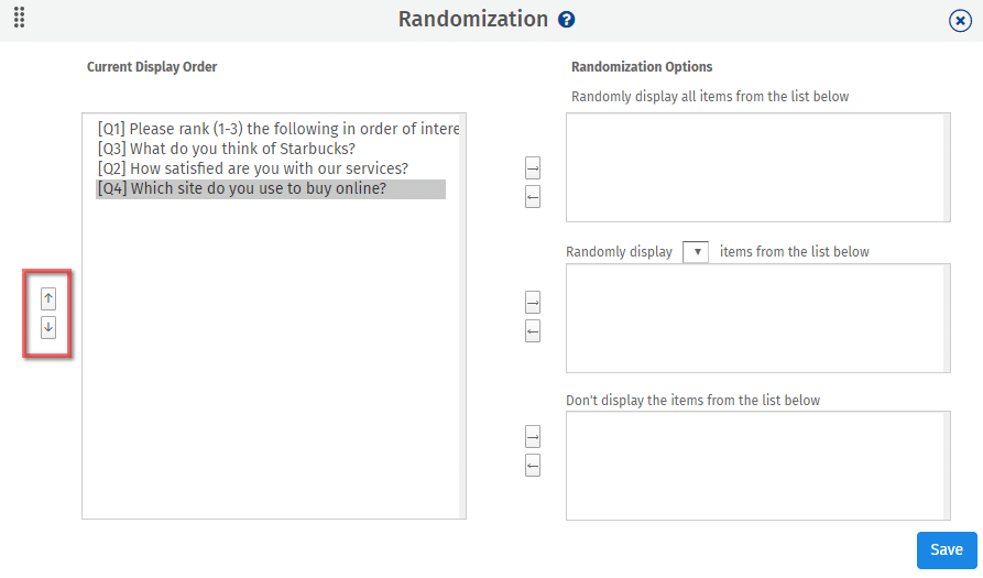 la randomisation