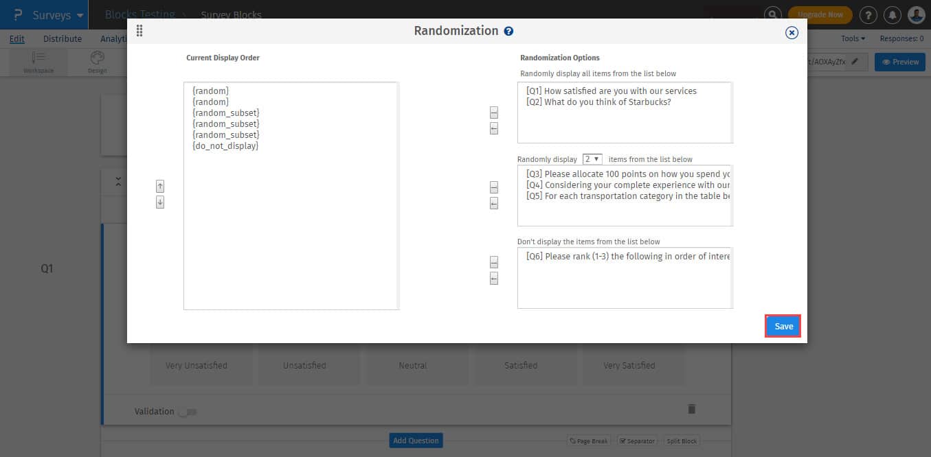 configuracion de bloque de preguntas 7