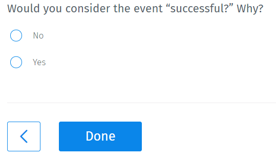 Would you consider the event “successful?” Why
