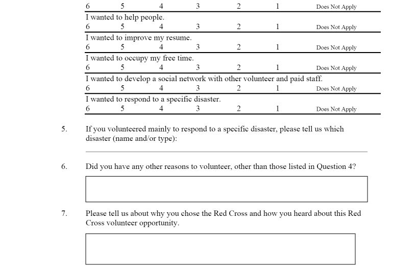 Nonprofit volunteer satisfaction questions