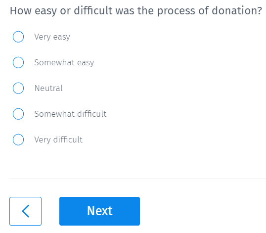 How easy or difficult was the process of donation