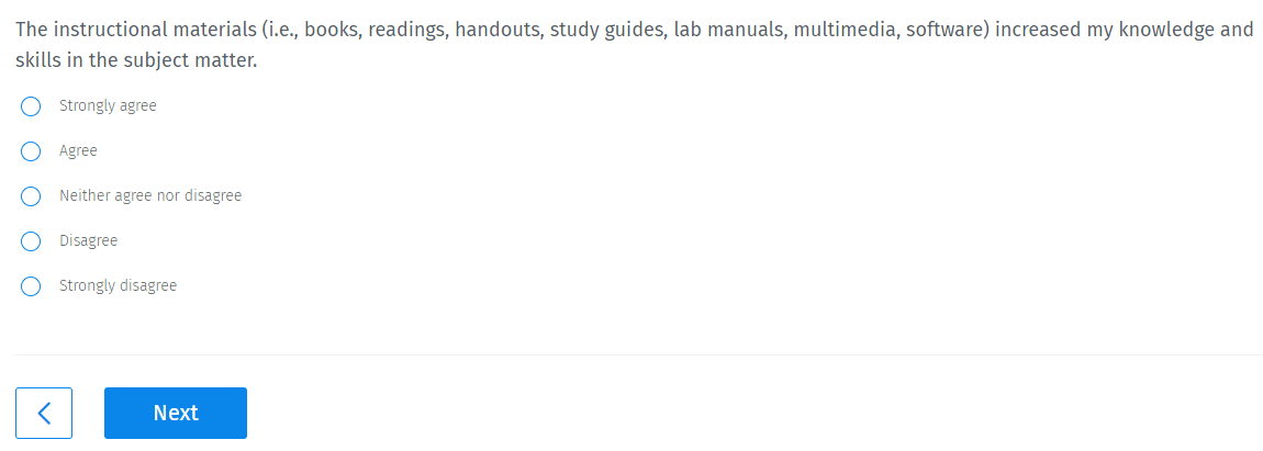 The instructional materials