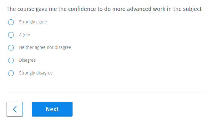 Le cours m'a donné la confiance nécessaire pour effectuer un travail plus approfondi dans ce domaine.