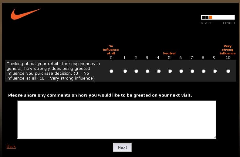 Nike Customer Satisfaction Survey Template