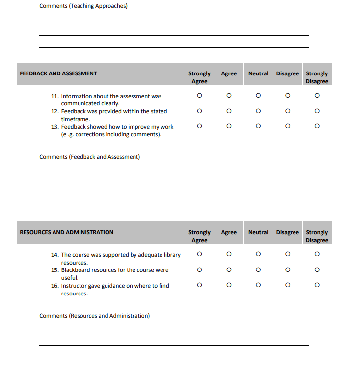 retour d'information et ressources