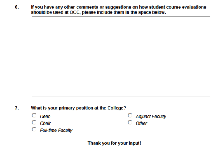 student course evaluation survey 3