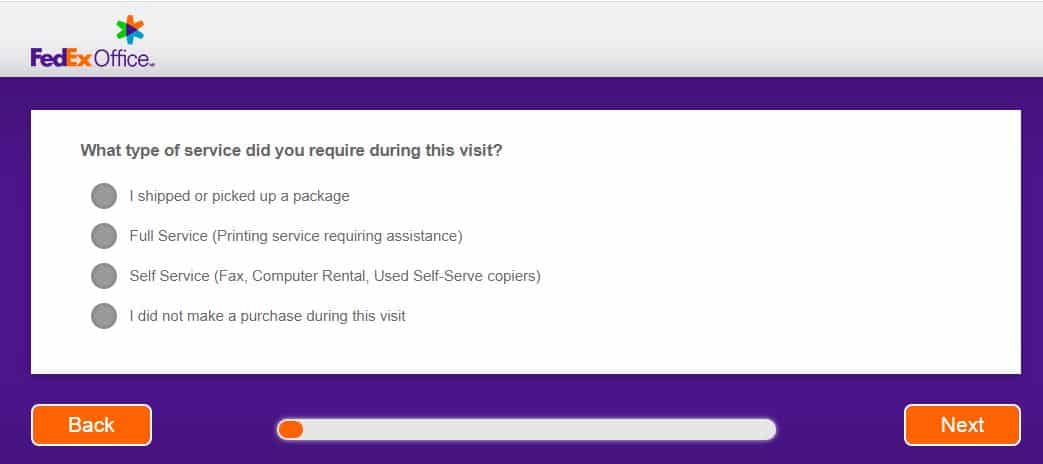FedEx Customer satisfaction Survey template