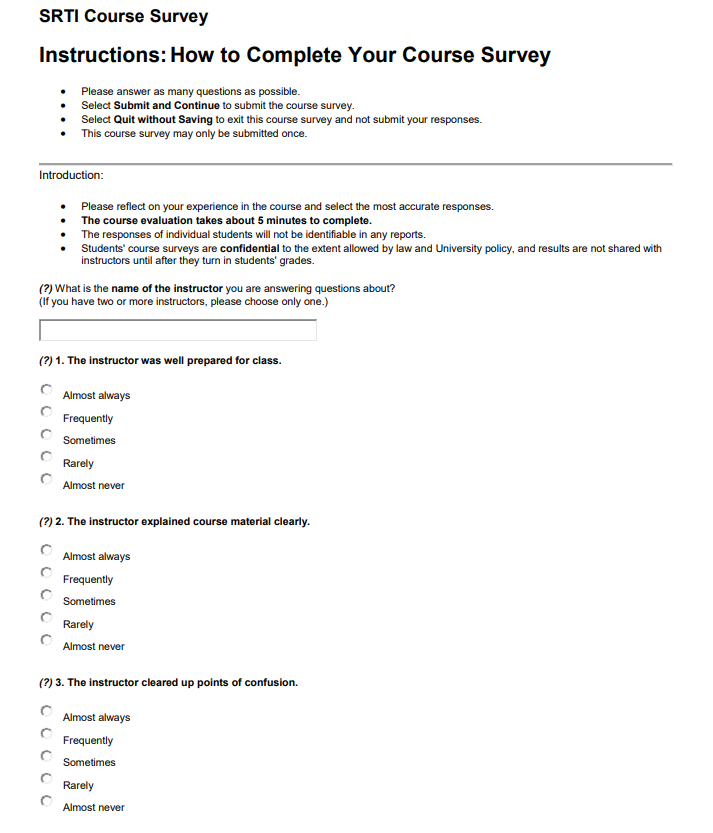 Online Community Needs Assessment Survey Template