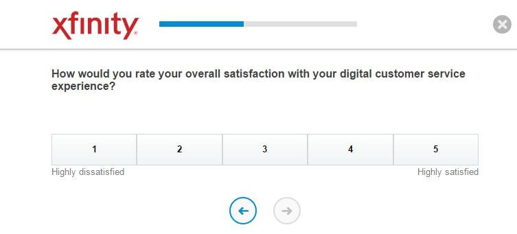 xfinity Customer satisfaction Survey 