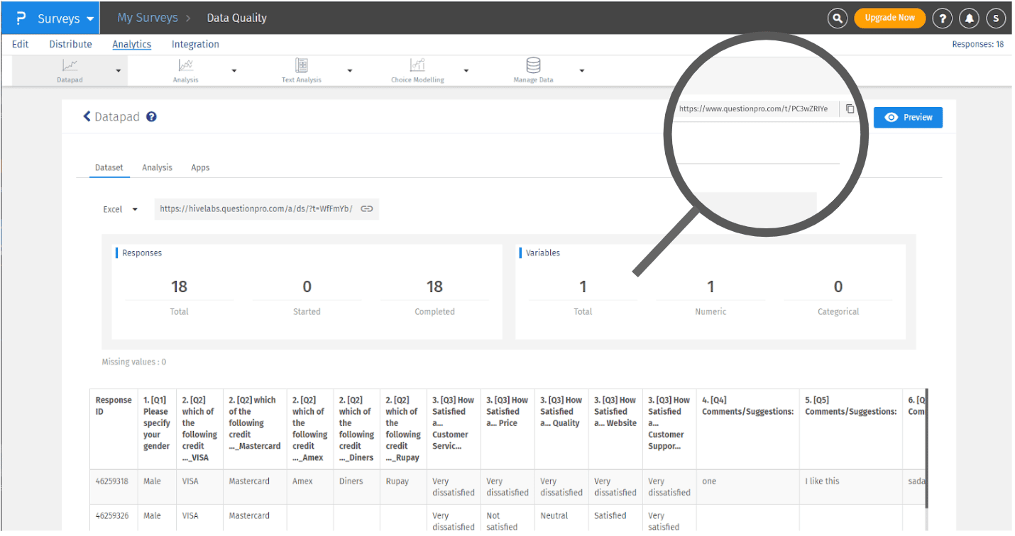 Datapad example from webinar