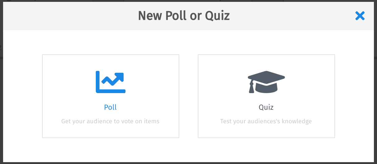 New live poll and quiz in QuestionPro